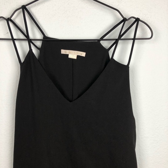 Cooper & Ella • Black Double Strap Mini Dress - Picture 2 of 6